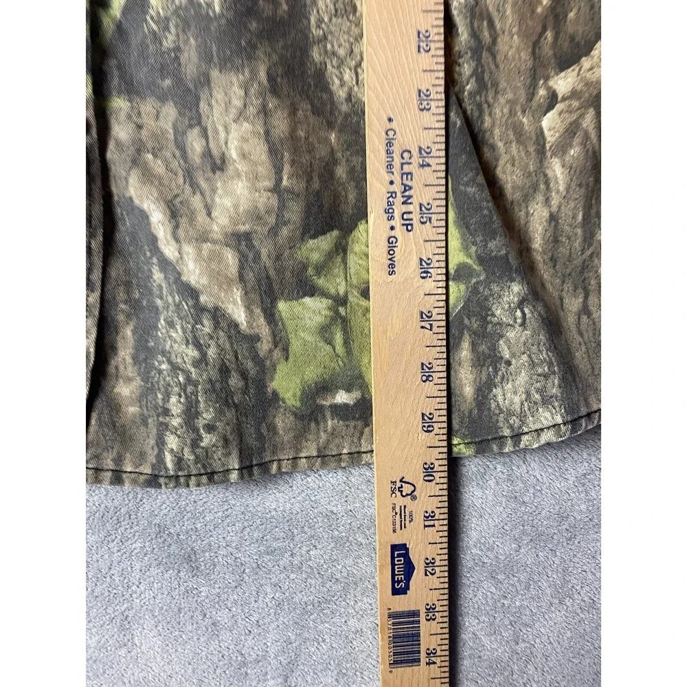WFS Elemental Gear Mens Large Camo Long Sleeve Button Front Shirt